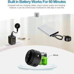 Nibiru Hidden wifi wireless hidden camera cctv Mini Video Recorder Spy Camera image 3