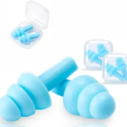 4 Pair Soft Silicone Noise Reduction for Swimming & Watersports Ear Plug-image-15