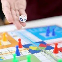 hhs sports 2 in 1 Board Game| Ludo And Chess Board Combo| Ludo With 30 cm Chess Board image 3