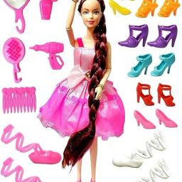 Stylish Long Hair Set Doll and New Angel Doll Set for KidsDOLLS-image-14