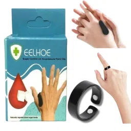WYNX 2pc Sugar Control Set – Acupressure Ring & Clip for Blood Sugar Balance, BP Support & Stress Relief Massager-27