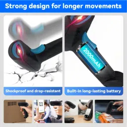Q-IMAGE HT410 Barcode and QR 2D &1D Wired Handheld Indicator with Induction scanning and Suffix Settings 2D Camera Barcode Scanner image 3