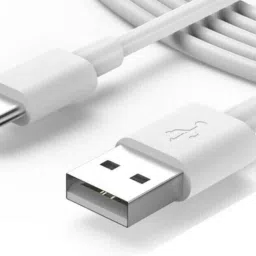 JPY USB Type C Cable 2 m M 8A 120W SUPER FAST FLASH CHARGE 2.0 SUPPORT USB A TO TYPE C DATA CABLE (Compatible with 18 /33W / 44W / 66W / 80W /120W FAST CABLE, Authentic 120w Flash Charging Data Cable For All Type C Mobiles, One Cable) (Compatible with Mobile, Tablet, White, One Cable) image 2