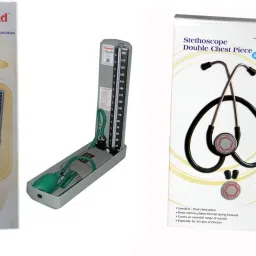 DIAMOND Mercury Regular Model BPMR112 with Original brand Stethoscope ST0002 Combo Kit Bp Monitor-21