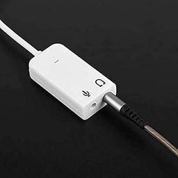 VYAR USB Sound Card | External Stereo Sound Card with 3.5 mm Headphone and Microphone Socket | 7.1 Channel Audio Adapter for PC, Laptop image 5