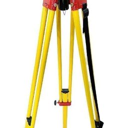 Aluminium Tripod Stand for Auto Level, Theodolite & Total Station-Survey Level Equipment Stand- Double Lock/Adjustable Height/Powder Coated Finish (Colour- Yellow/Size - Standard) image 2
