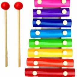 Wooden Xylophone Musical Toy for Children with 8 Note (Big Size) (Multicolor)-9