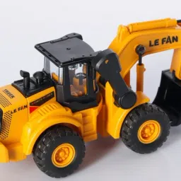 Top Friction Power Construction Excavator With Handle Pull Truck JCB Toy for Kid-picture-18