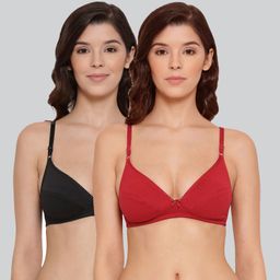 lyra Pack of 2 Women Everyday Non Padded Bra-picture-38