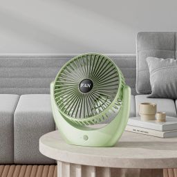 Tazomi Mini USB Charging Desktop Fan Multi-Angle Air Delivery Three Speeds Quiet Table Mini Portable Battery Operated USB Fan-11