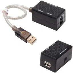 techut 60m USB to rj45 over Cat5 Cat5e Ethernet Cable Extension Lan Adapter-35