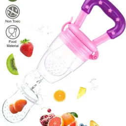Food/Fruit Nibbler with Extra Mesh, Soft Pacifier/Feeder, Teether For Baby Feeder-31
