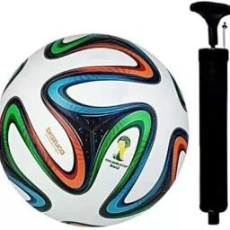 Brazuca PU Football With Air Pump Football - Size: 4-picture-11