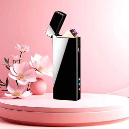 Cigarette Lighter Usb Rechargeable Lighter, Windproof Slim Coil Arc Lighter B234 Pocket Lighter-image-85