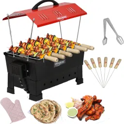Electric & Non Electric Barbecue Grill & Tandoor Set (Red), Toaster Barbeque Grill Electric Grill Electric Tandoor Electric Tandoor-image-16