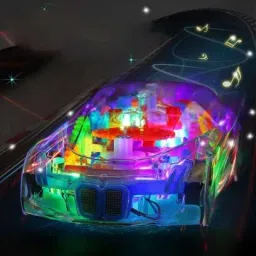 New 360 Degree Rotating Transparent Concept Racing Car with 3D Flashing Led Light Music for Kids 3+Ages , Electric Cars Toys for Children Kids Toys Gift-22