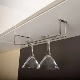 Single Line Wine Rack 20 Inch Stainless Steel Wine Rack-image-9