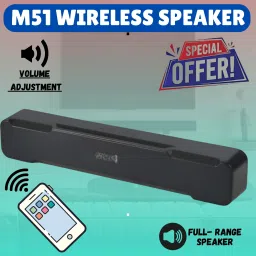 GUGGU Bluetooth Speaker, Soundbar With High Bass Dynamic Sound With FM and SD CarsR387 20 W Bluetooth Home Theatre-image-4