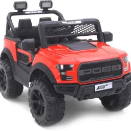POBO RED 4 Motors 4x4 (1-8Yrs) Battery ride on Jeep Battery Operated Ride On-image-54