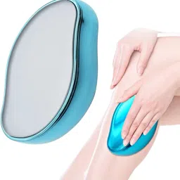 TREESTUD Painless Crystal Hair Remover Tools, Soft Smooth SkIN for Men and Women (Blue) Cordless Epilator-image-30