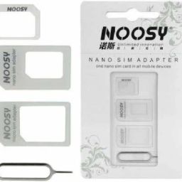 ShreeRamsamarth 4 in 1 Noosy SIM Card Adapter Kit Nano, Micro,Needle for iPhone, Moto E, Sim Adapter-image-91
