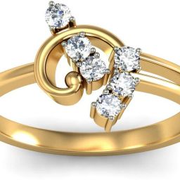 avsar AVR489YB 14kt Cubic Zirconia Yellow Gold ring-image-8