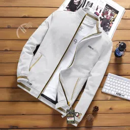 Men Solid Casual Jacket-image-14