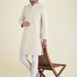 HOUSE OF DEYANN Embroidered Sherwani-image-18