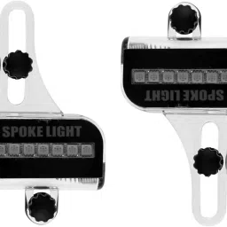 Spoke Light for Bicycle Wheel 14 LED 30 Changes Wheel Reflectors 2 Pcs LED Front Rear Light Combo-2