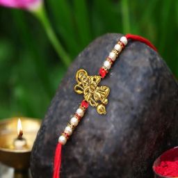 Religious 1156RKG Jute Rakhi Set-5