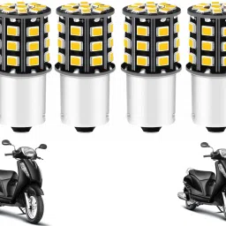 360° Reflecting LED Indicator Bulbs For Access Scooty Set of 4 Indicator Light Motorbike LED for Suzuki (12 V, 12 W)-5