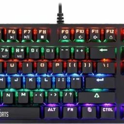 Ant Esports MK3200 Multicolor LED Backlit Mechanical Gaming Wired USB Standard Gaming Keyboard Compatible with Desktop, Laptop, Mac-image-66