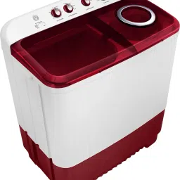 samsung 9.5 kg Semi Automatic Top Load Red, White image 5