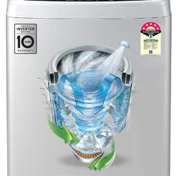 lg 8 kg with Jet Sprey, Auto Pre Wash, Smart Diagnosis, Smart Closing Door and 10 Water Levels Fully Automatic Top Load Silver-picture-3