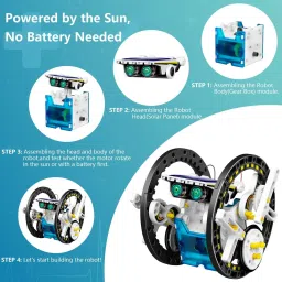 arniyavala STEM 13-in-1 Solar Power Robots Creation Toy, Educational Experiment DIY Robotic image 5