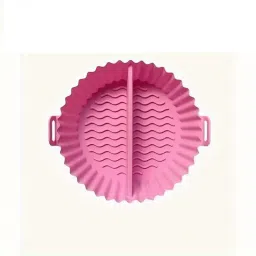 1 pc Round Silicon Divider Pot Air Fryer-19