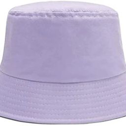 Missby Unisex Cotton Packable Beach Bucket Sun Hat (Purple)-image-28
