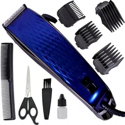 KM EI N Corded Electric Powerful Men Trimmer Hair Shaving Pro Adjustable Hair Clipper Grooming Kit 0 min Runtime 5 Length Settings-image-40
