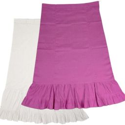 Belizzi Paridhan White & Tulip Pink Combo Pure Cotton Petticoat-image-19