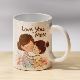 Love You Mom Printed Ceramic Coffee & Tea gift for mother Ceramic Coffee Mug-image-46