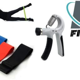 Anytime Fitness Combo Of Resistance Loop Band With Hand Gripper Fitness Accessory Kit Kit-image-97