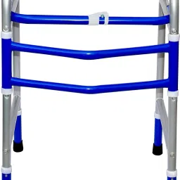 Heavy Duty Bariatric Adjustable Foldable Walker for adults Walking Stick-image-11