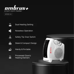 zunpulse Smart Wi-Fi Room Heater Ambrus Plus With Energy Monitoring |Works with Alexa and Google Assistant Fan Room Heater image 5