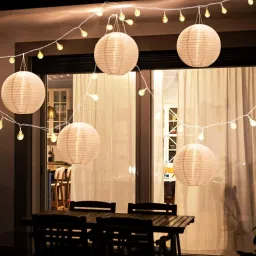 Hanging paper White Lantern 10Pack of L 12 inch 65 White Paper Hanging Lantern-33