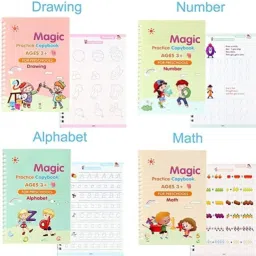 alornor Magic Practice Copybook - Number Tracing Book - Writing Book - Magic Calligraphy image 2
