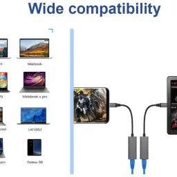 ULTRABYTES SuperSpeed USB C+USB A to RJ45 USB 3.1 to RJ45 Network Converter for PC, Laptop Wired USB Lan Adapter compatible with Linux, Mac, Windows image 4