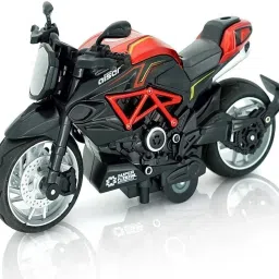 Die-Cast Metal Sport Bike Pull Back with Movable Steering Motorcycles Toy-10
