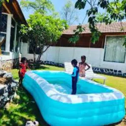 Inflatable (IND*37) Swimming Pool 3 Layers Rings Rectangular Big With Free Pump Inflatable Swimming Pool-17