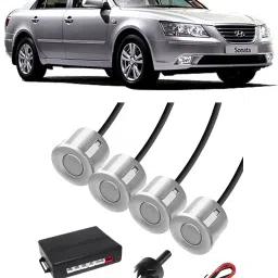 PKNA1467 White Car Reverse Parking Sensor with LED Display 4 Sensor PKNA1467 Parking Sensor-picture-1
