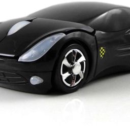 microware 2.4GHz 3D Sports Racing Car Shaped PC Mouse Wireless OpticalGaming Mousewith Bluetooth-6